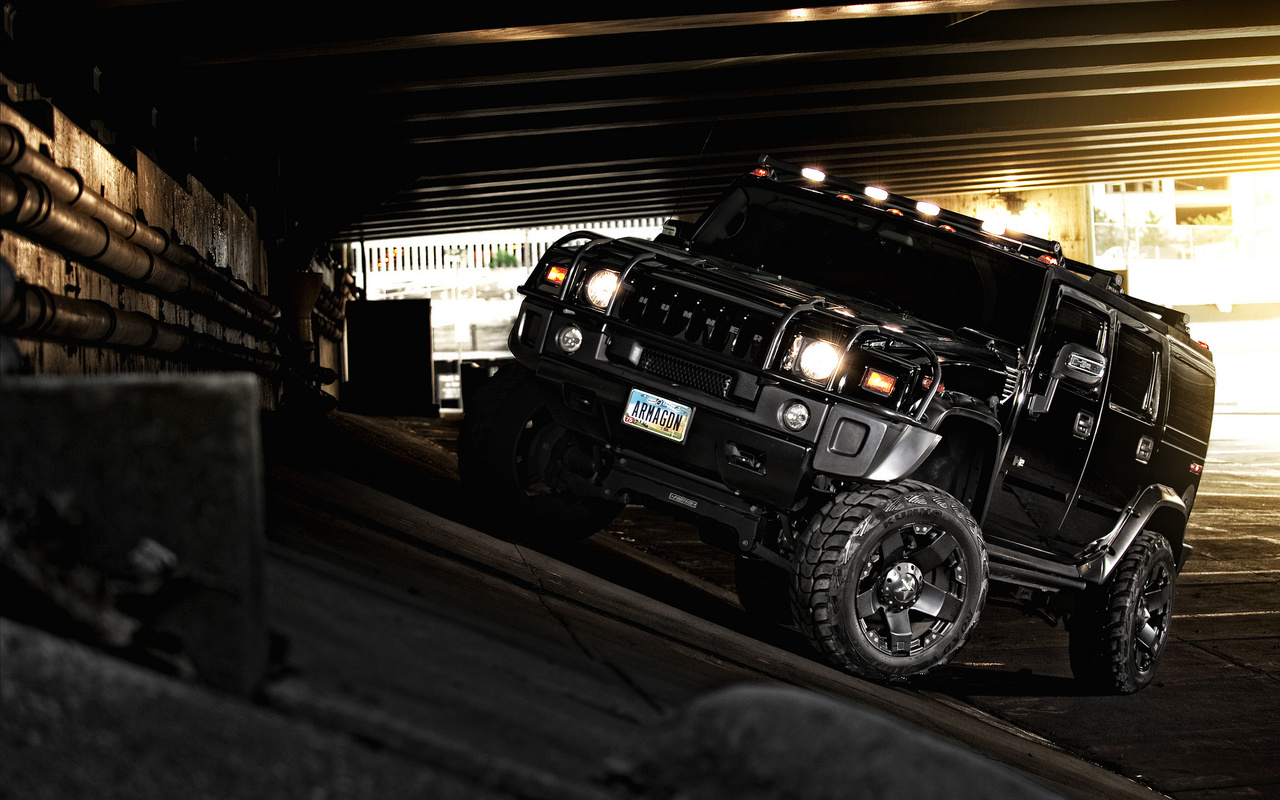 , h2, black, , off road, , Hummer