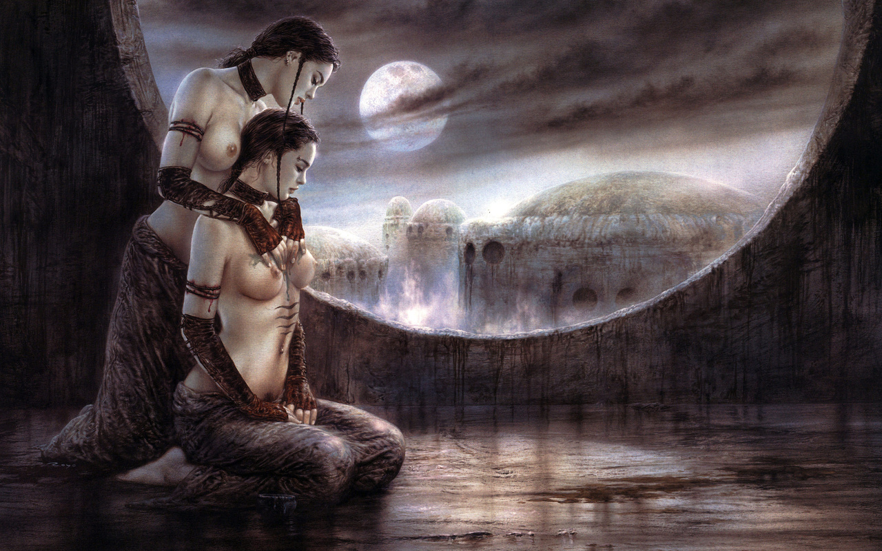 Luis royo, , ointment and moon bath, , 