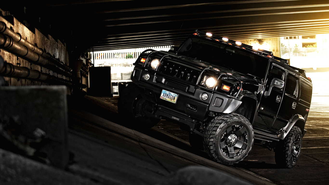 , h2, black, , off road, , Hummer