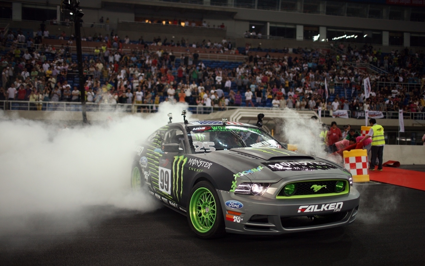 Car, wallpapers, , ford, drift, mustang, , gt500, monster energy