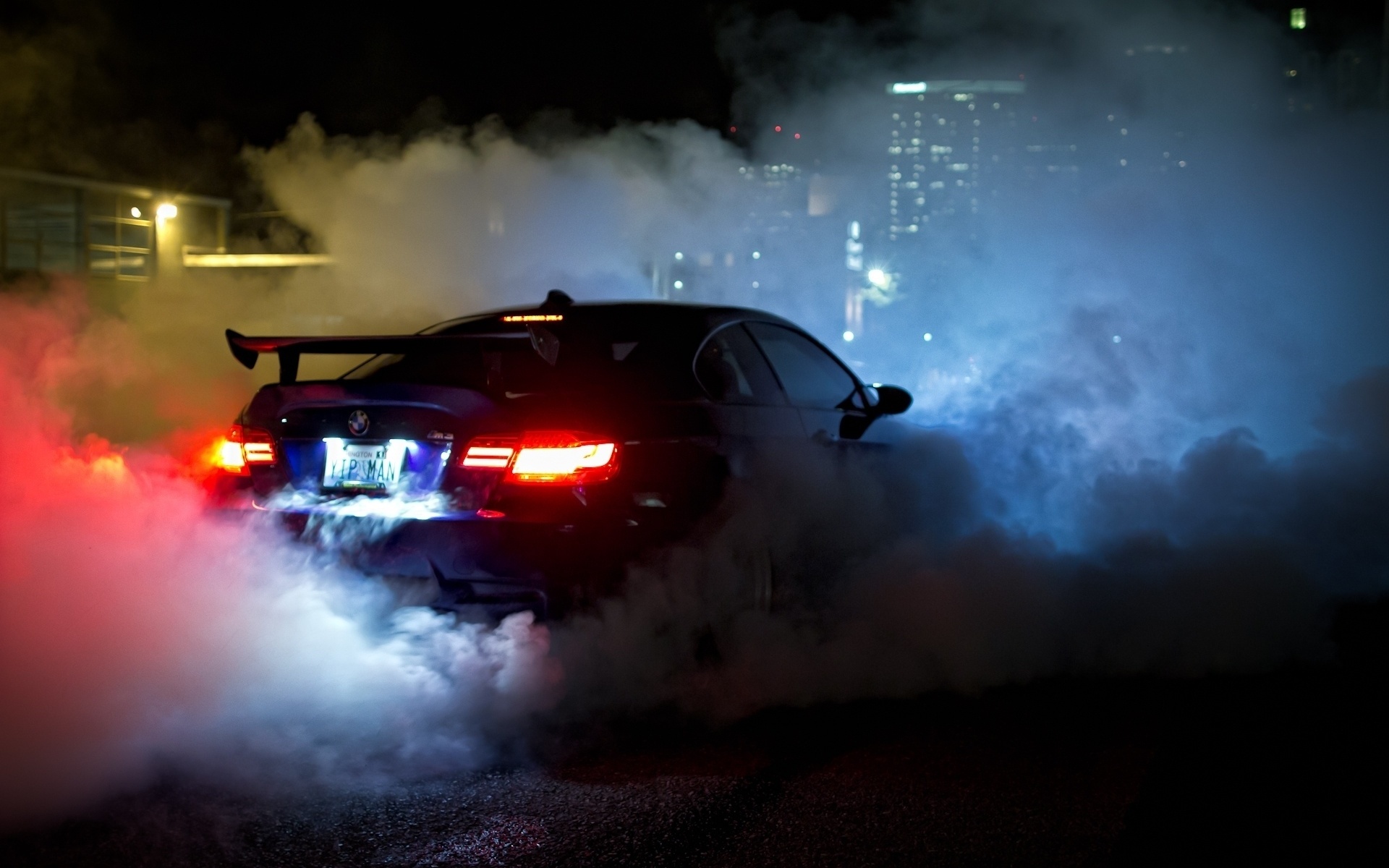 , m3, smoke, night, , Bmw, , , blue, , e92