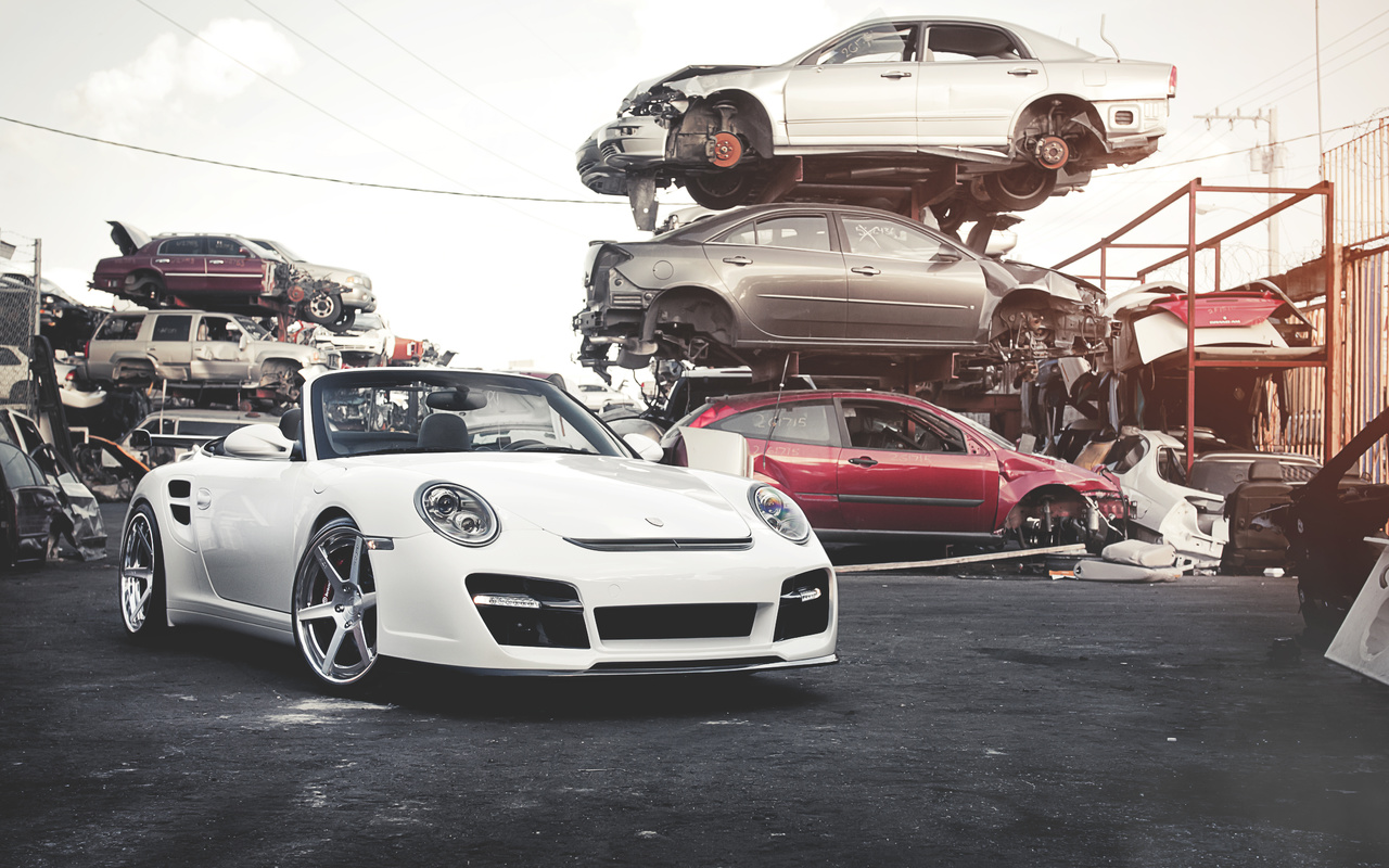  , turbo, , , Porsche, 911, white, 