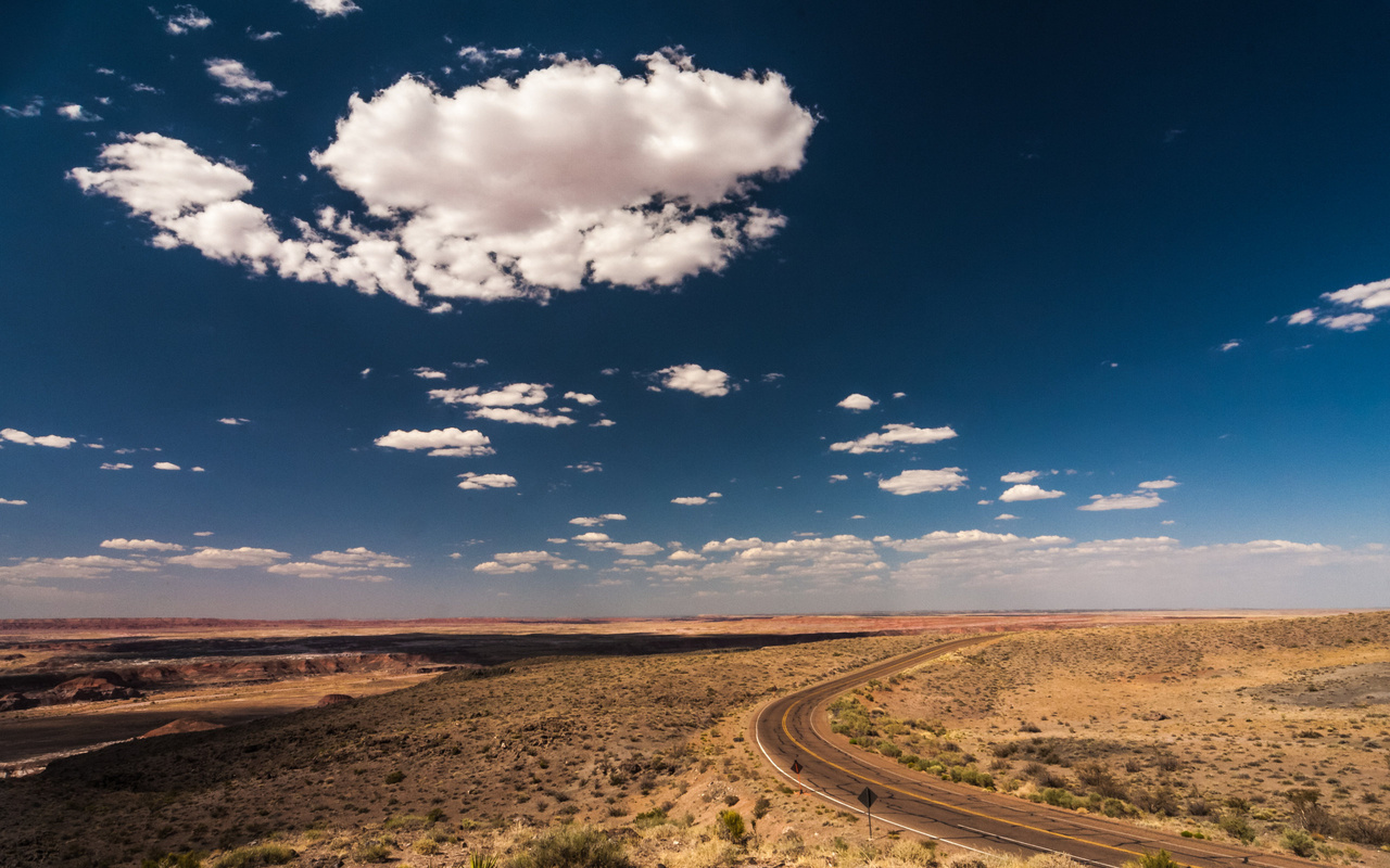 road, nature, sky