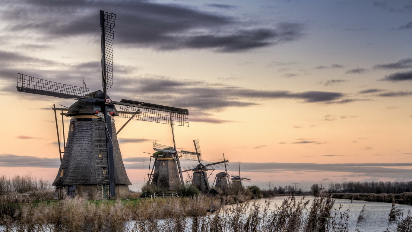 , kinderdijk, holland, , ,, 