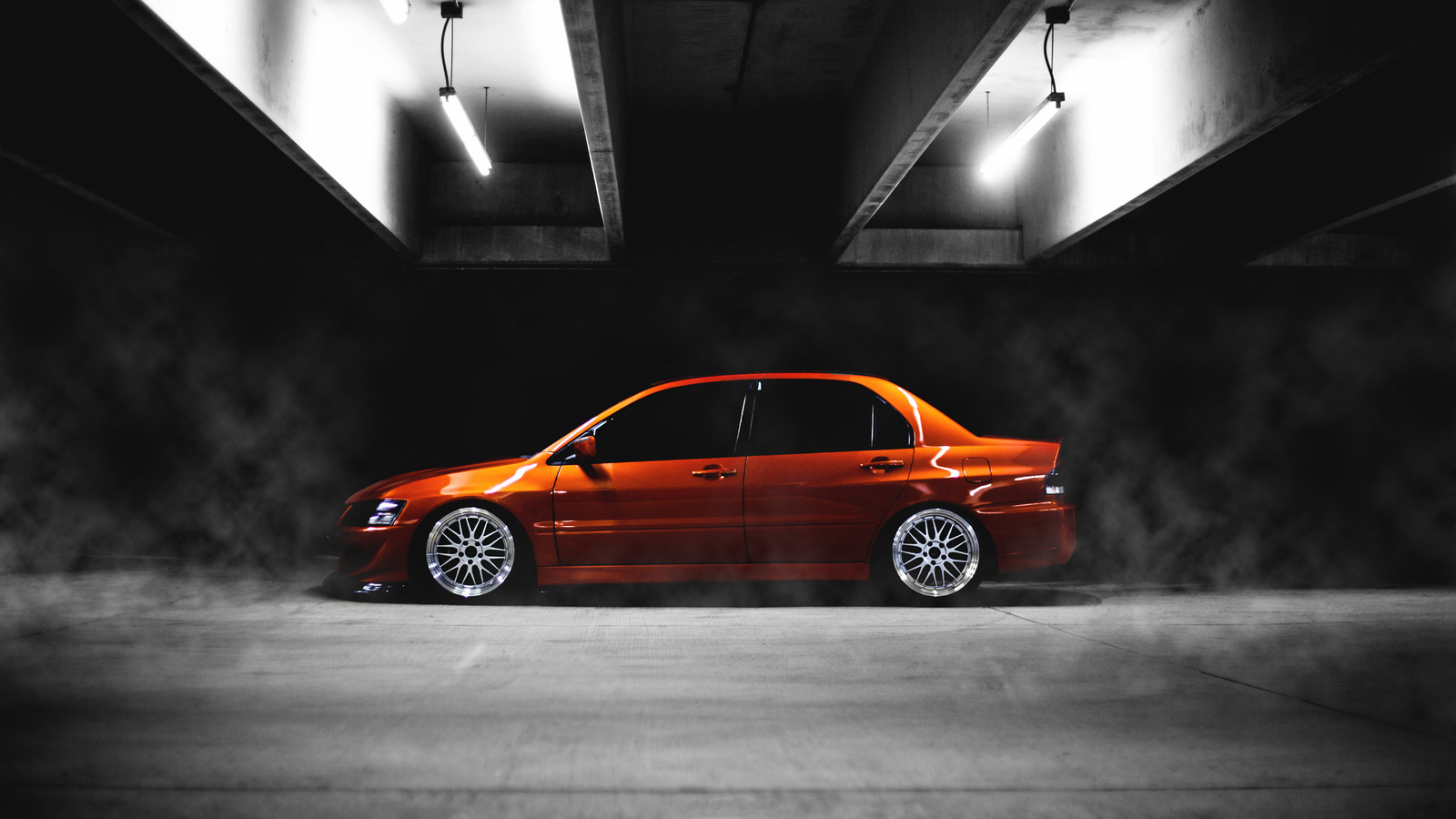 evo, orange, , lancer, ix, , low, Mitshubishi, evolution