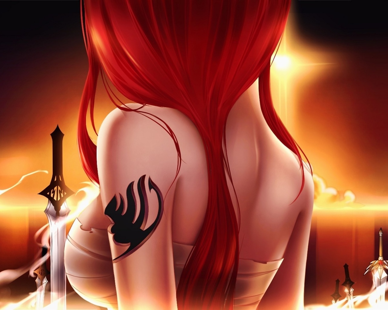 , , , , , , fairy tail, erza scarlet,    ,, ,, sword,