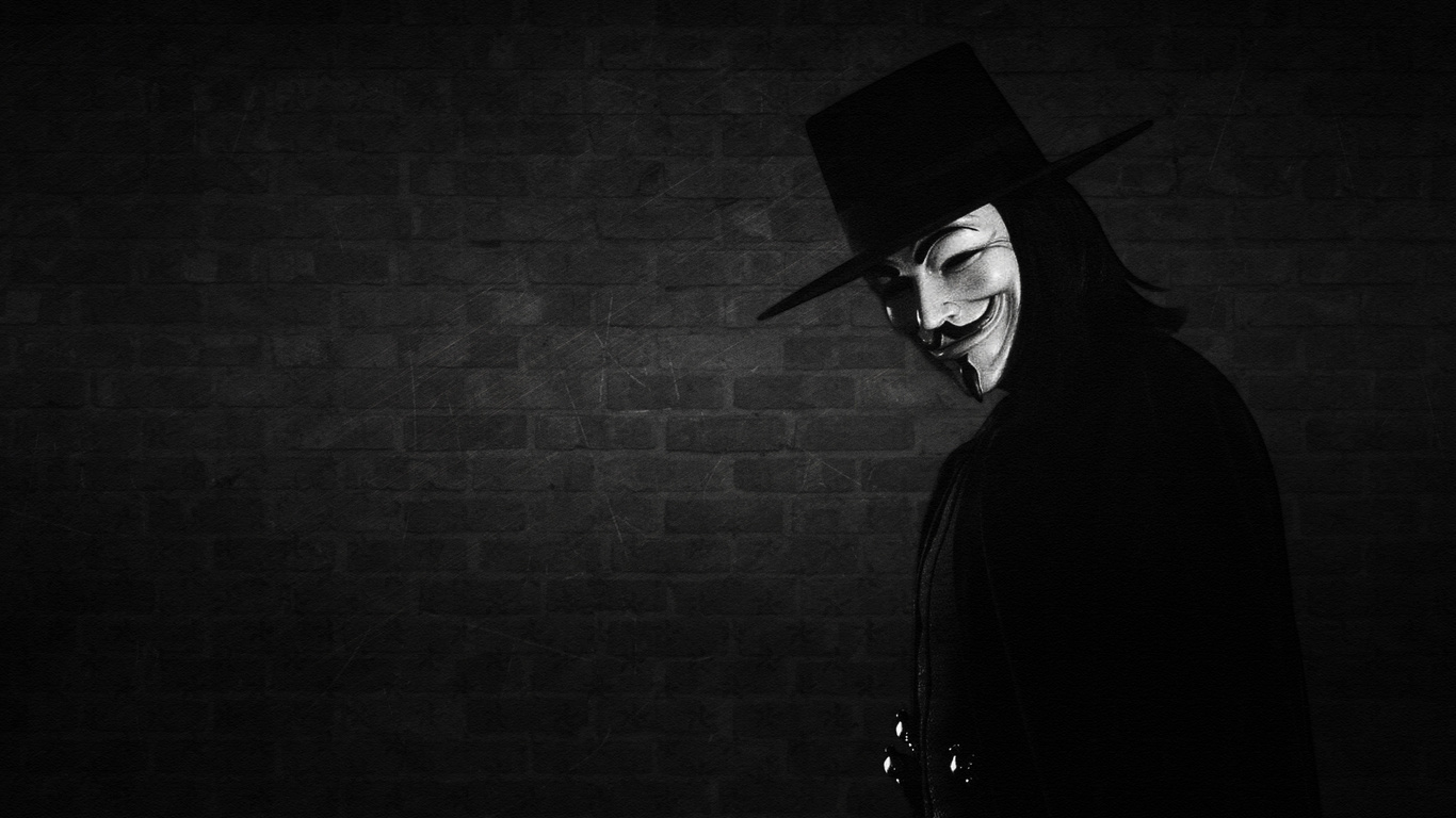 , anonymous, v for vendetta, , V -  