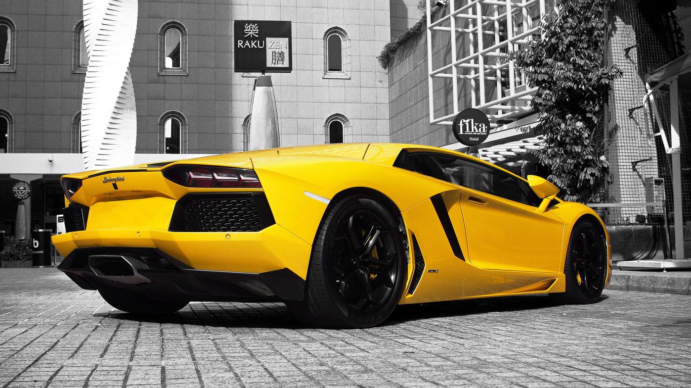 lamborghini, aventador, lp 700, yellow, , , 