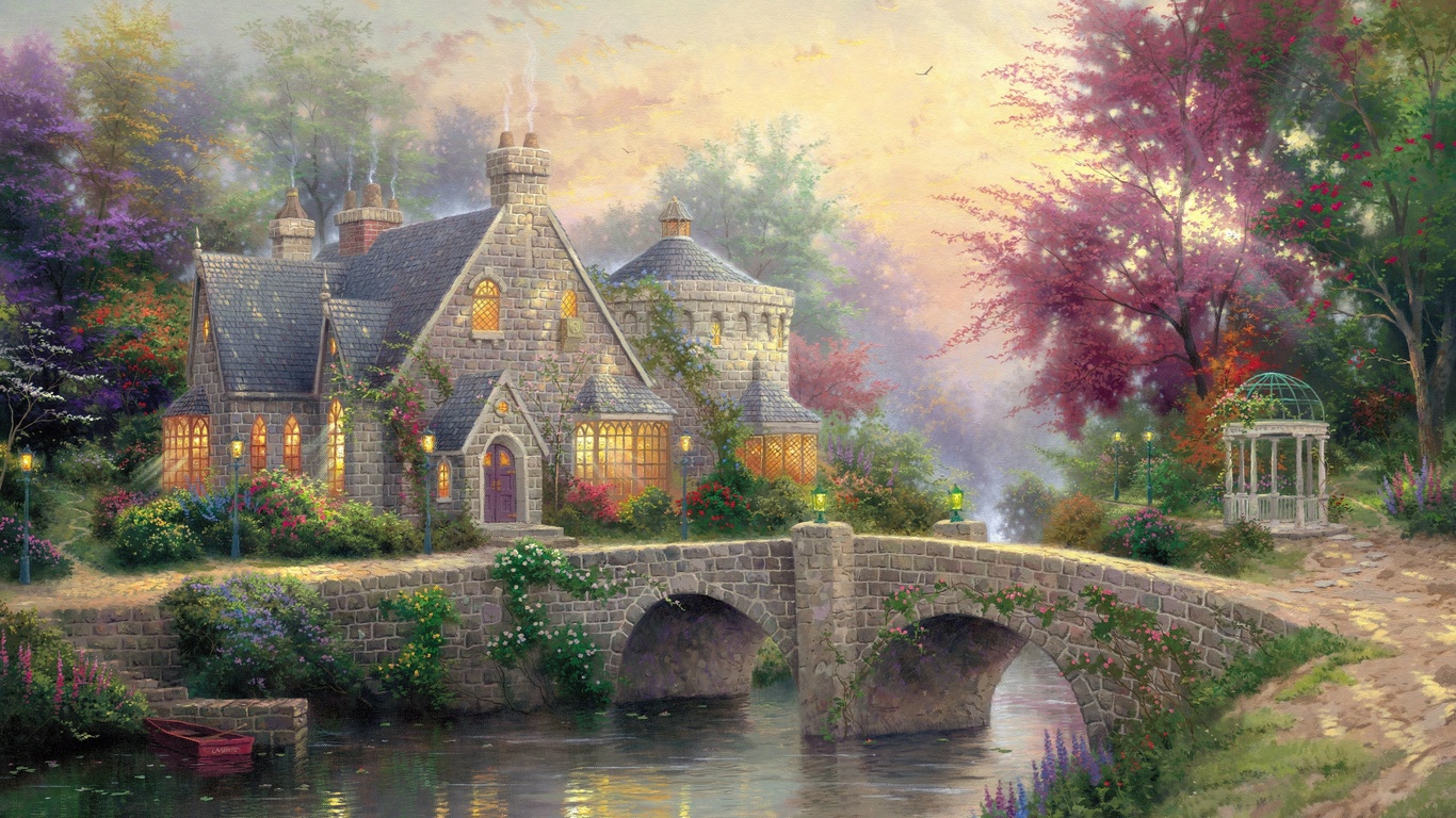 thomas kinkade,  , , , , , , , , , 