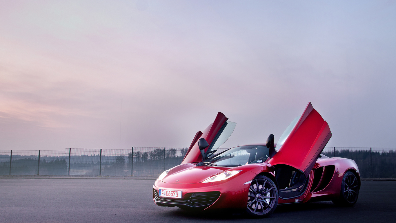 , Mclaren, mp4-12c, red, , 