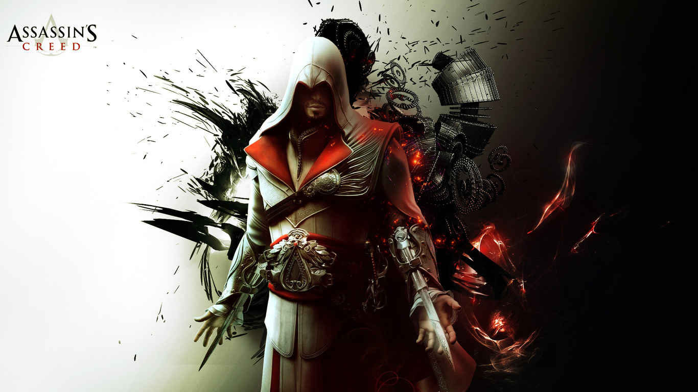 fon, ezio auditore da firenze, , abstract, Assassins creed brotherhood, 