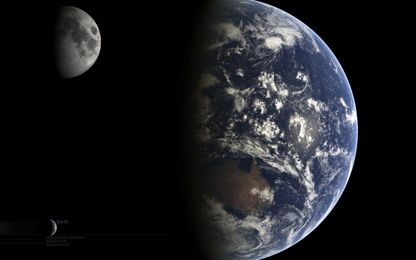 , , moon, earth