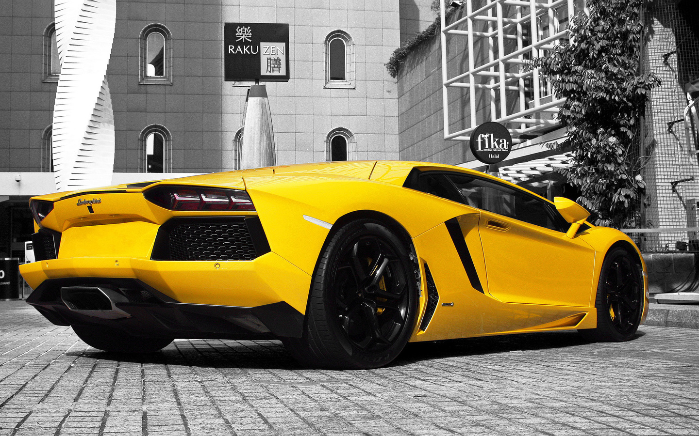 lamborghini, aventador, lp 700, yellow, , , 