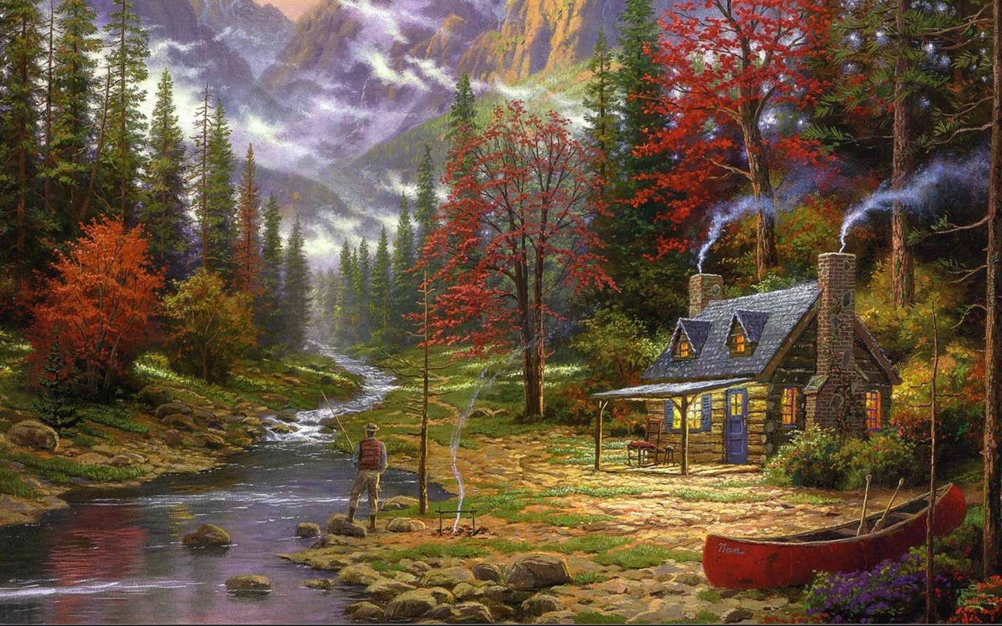 thomas kinkade, the good life, ,  , , , , , , , , , , , 