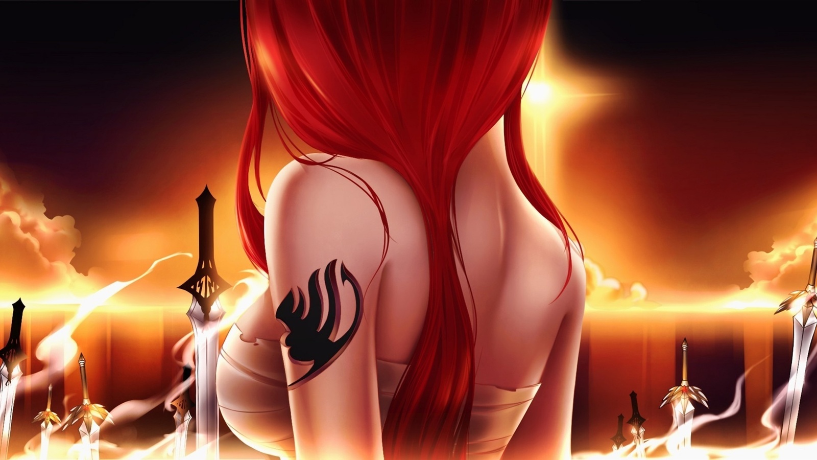 , , , , , , fairy tail, erza scarlet,    ,, ,, sword,