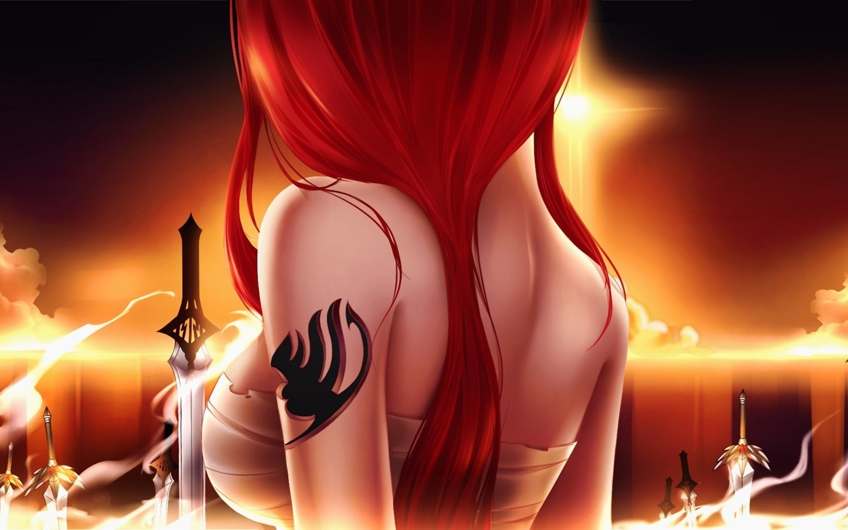 , , , , , , fairy tail, erza scarlet,    ,, ,, sword,