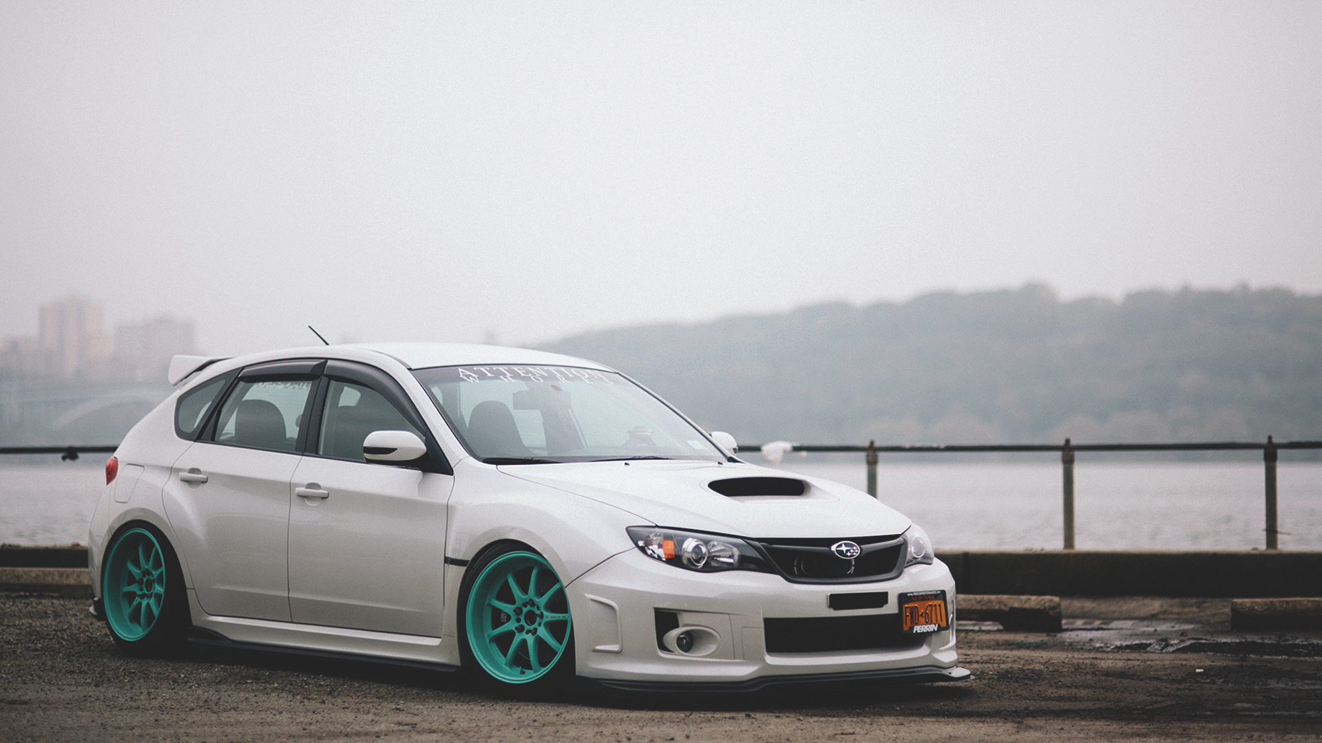 impreza, Subaru, , white, , sti