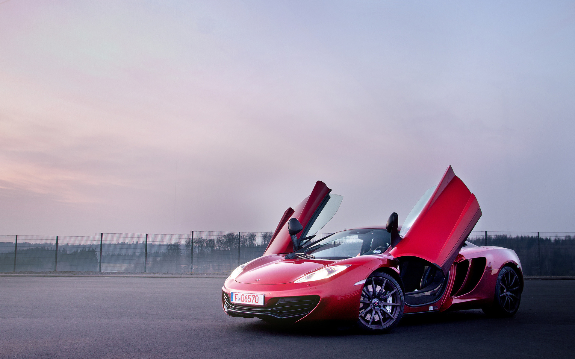 , Mclaren, mp4-12c, red, , 