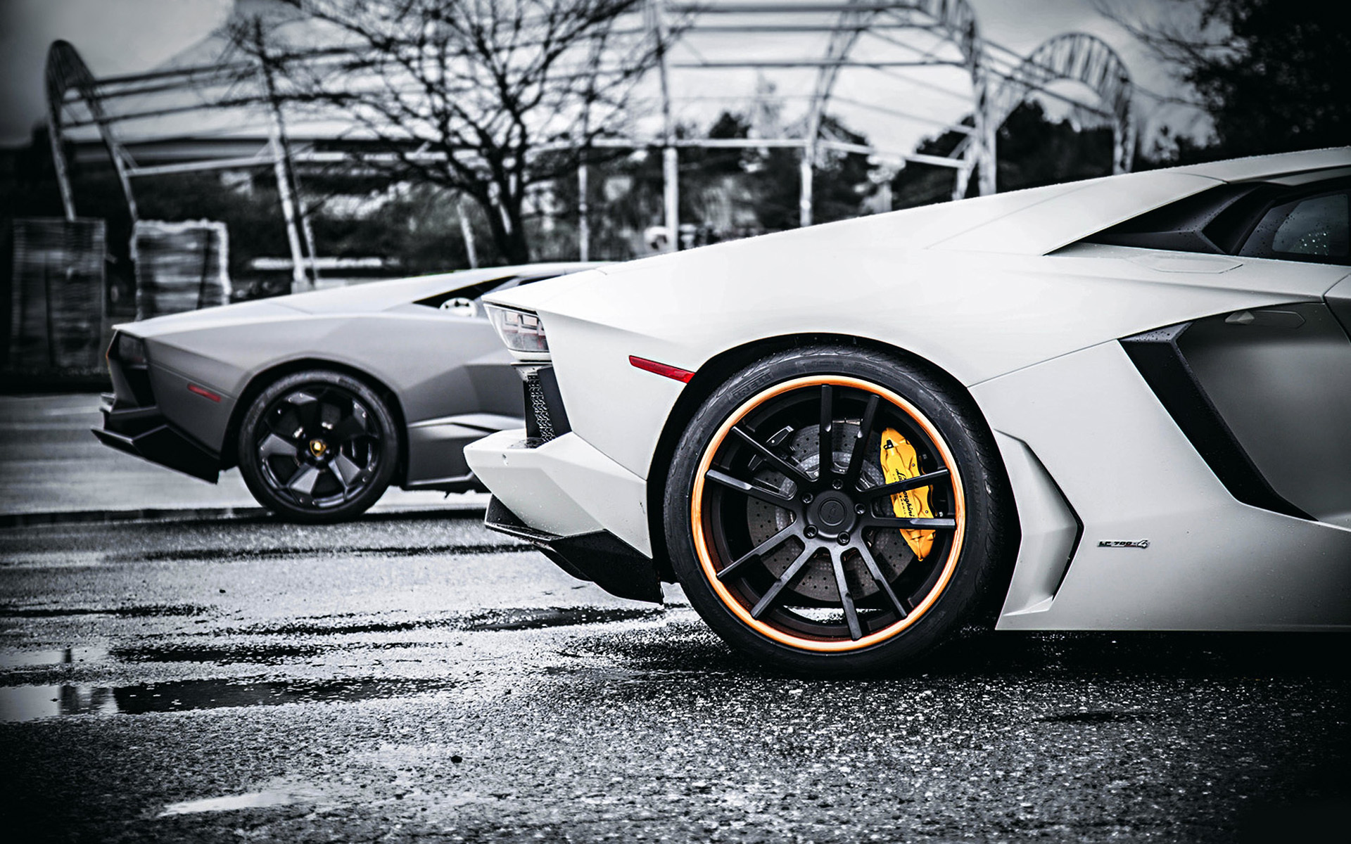 reventon, style, body vs, Lamborghini, aventador, tuning, white