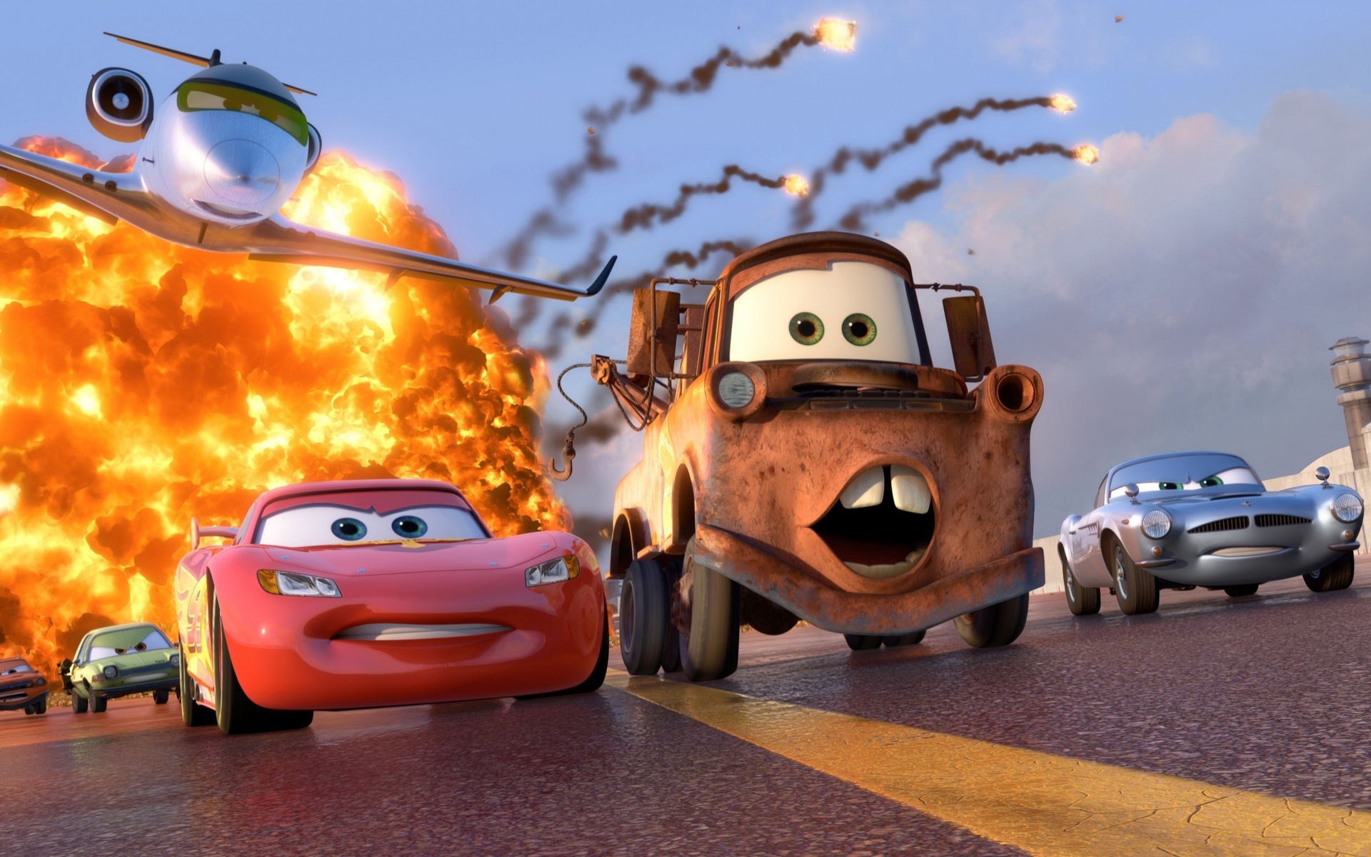 walt disney, animated film, sport, tokio drift, pixar, lightning, racing, owen wilson, Cars 2