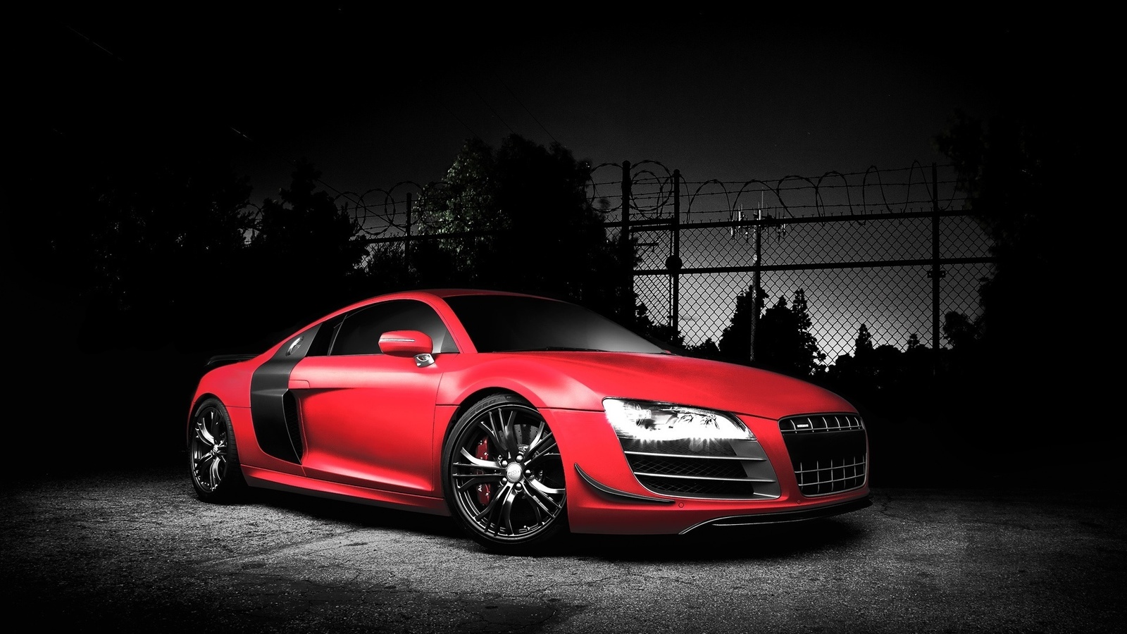 audi r8 gt, r8, audi, red