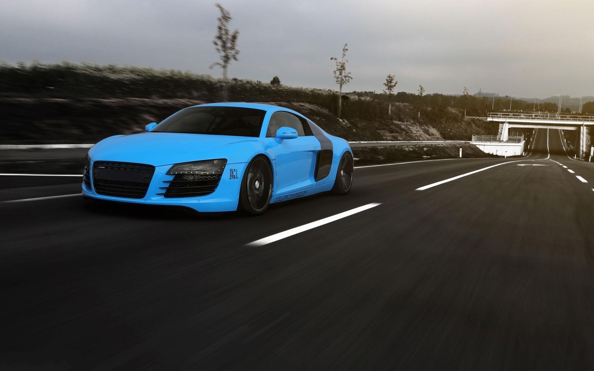 , , , r8, 8, speed, road, , Audi, blue