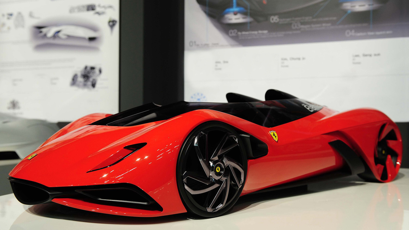 ferrari concept, ferrari, concept, 