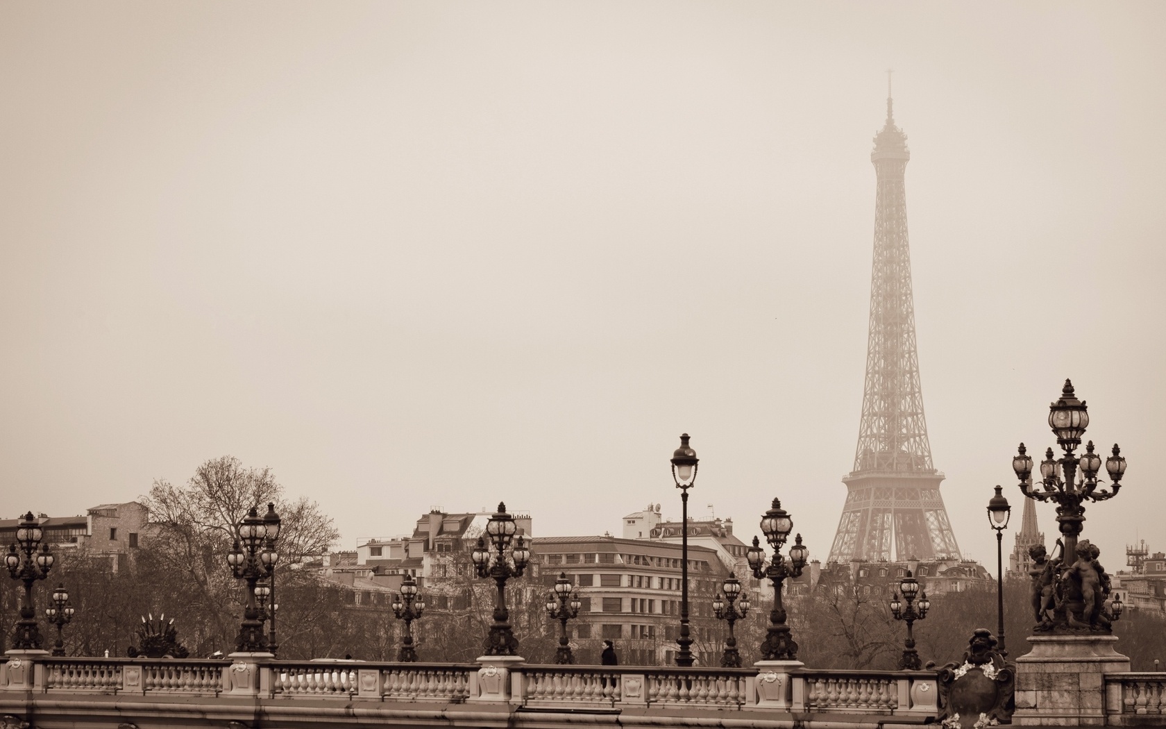 paris, la tour eiffel, Pont alexandre iii,   iii, france