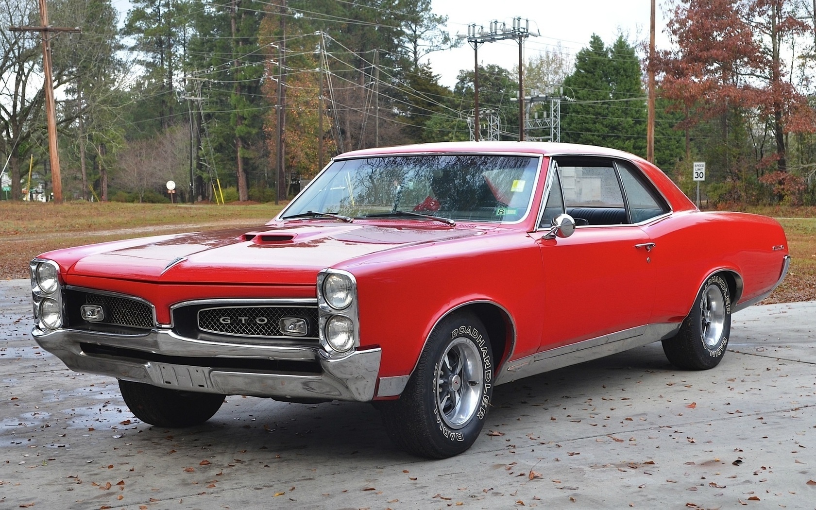 Pontiac, red, , , gto, muscle car, 1967, coupe, , hardtop