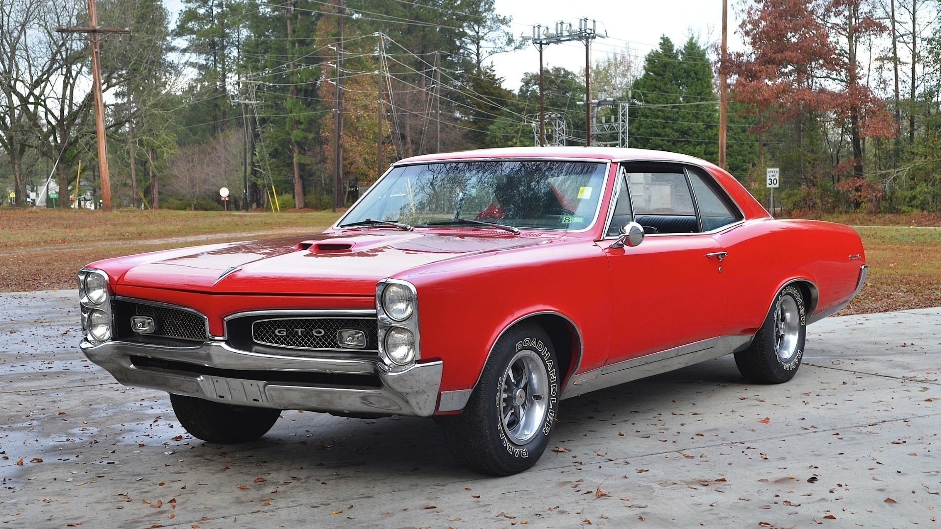 Pontiac, red, , , gto, muscle car, 1967, coupe, , hardtop