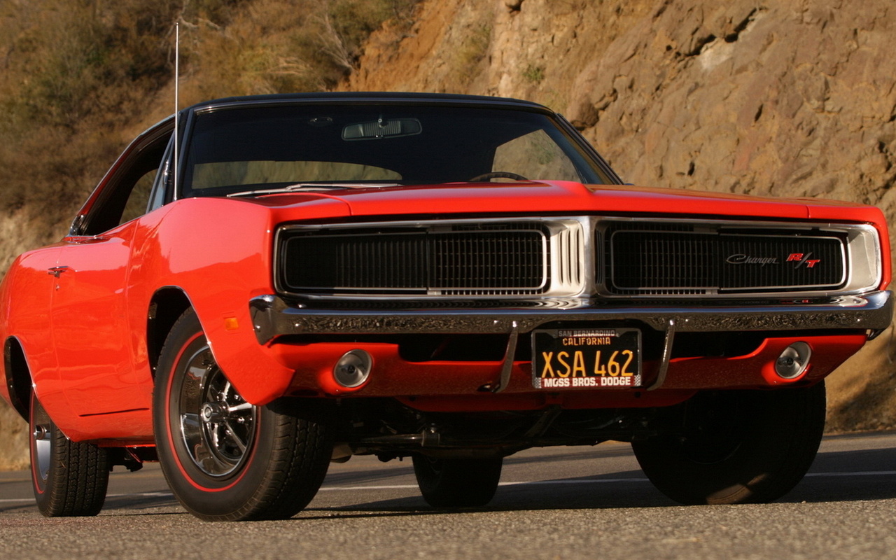 dodge, 1969, charger rt, red