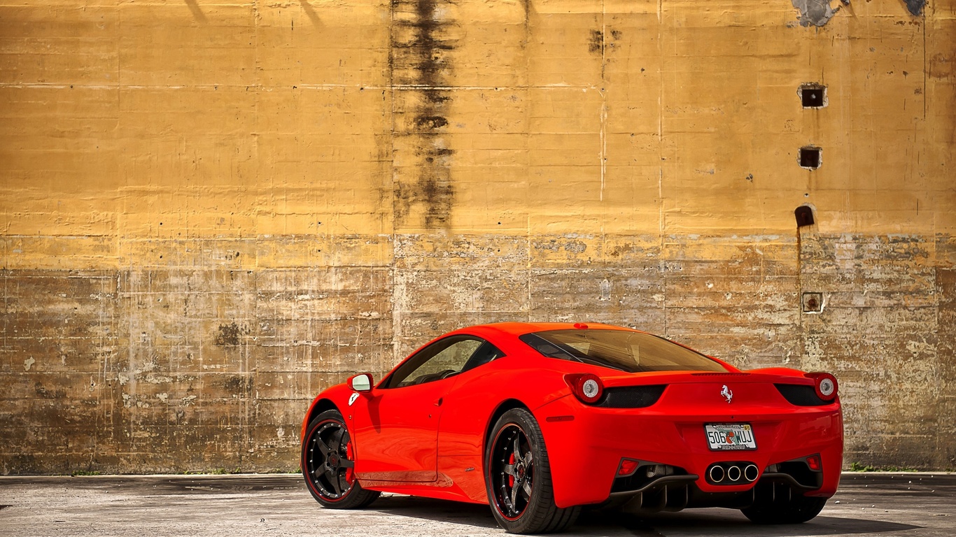 , ferrari, , 458 italia, red