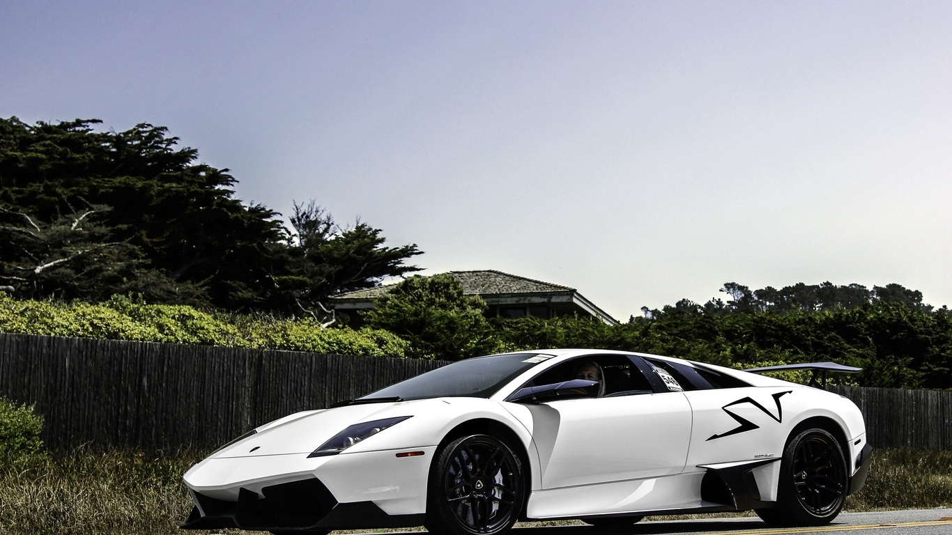 , , white, Lamborghini, murcielago, , lp670-4 sv