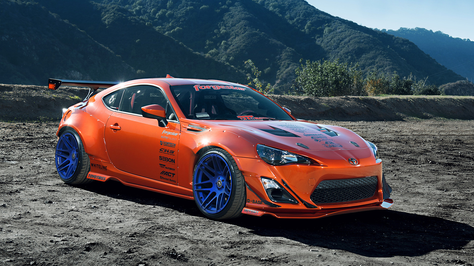 fr-s, 86, orange, tuning, Toyota, mountain, style, rims, scion, spoilers, wheels, widebody, toyota, gt86