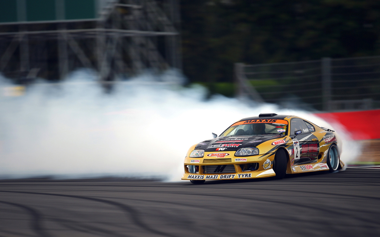 supra, sportcar, smoke, Toyota, competition, drift, tuning