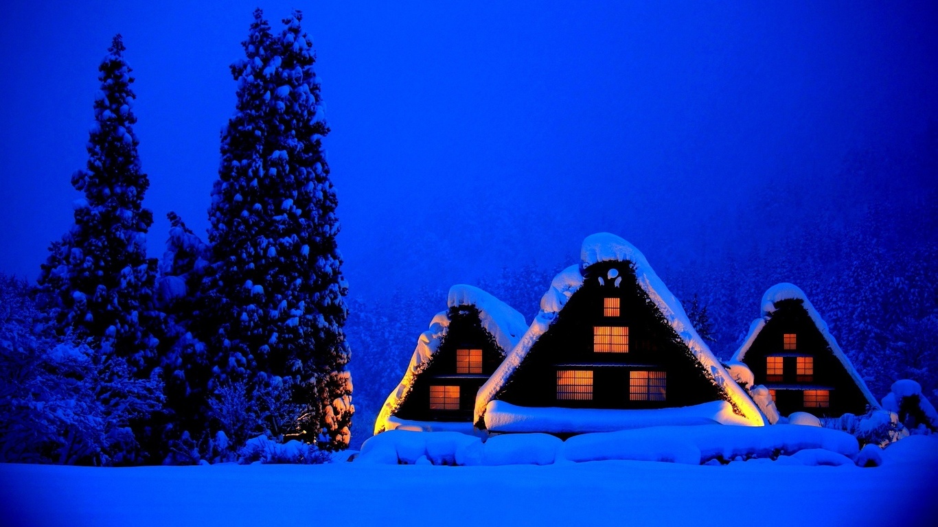 , , , , , , nature, winter, sky, white, beautiful, cool, nice, landscape, scenery, snow, house