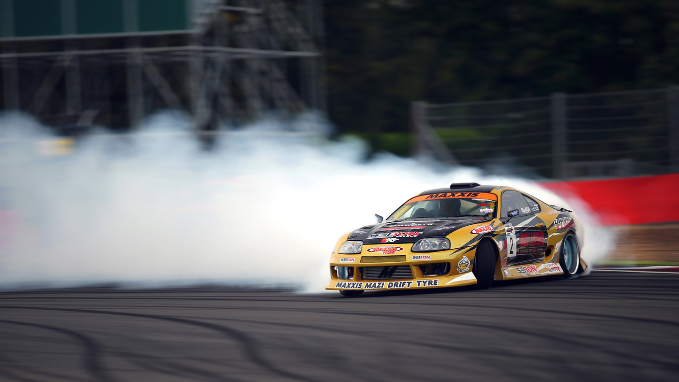 supra, sportcar, smoke, Toyota, competition, drift, tuning