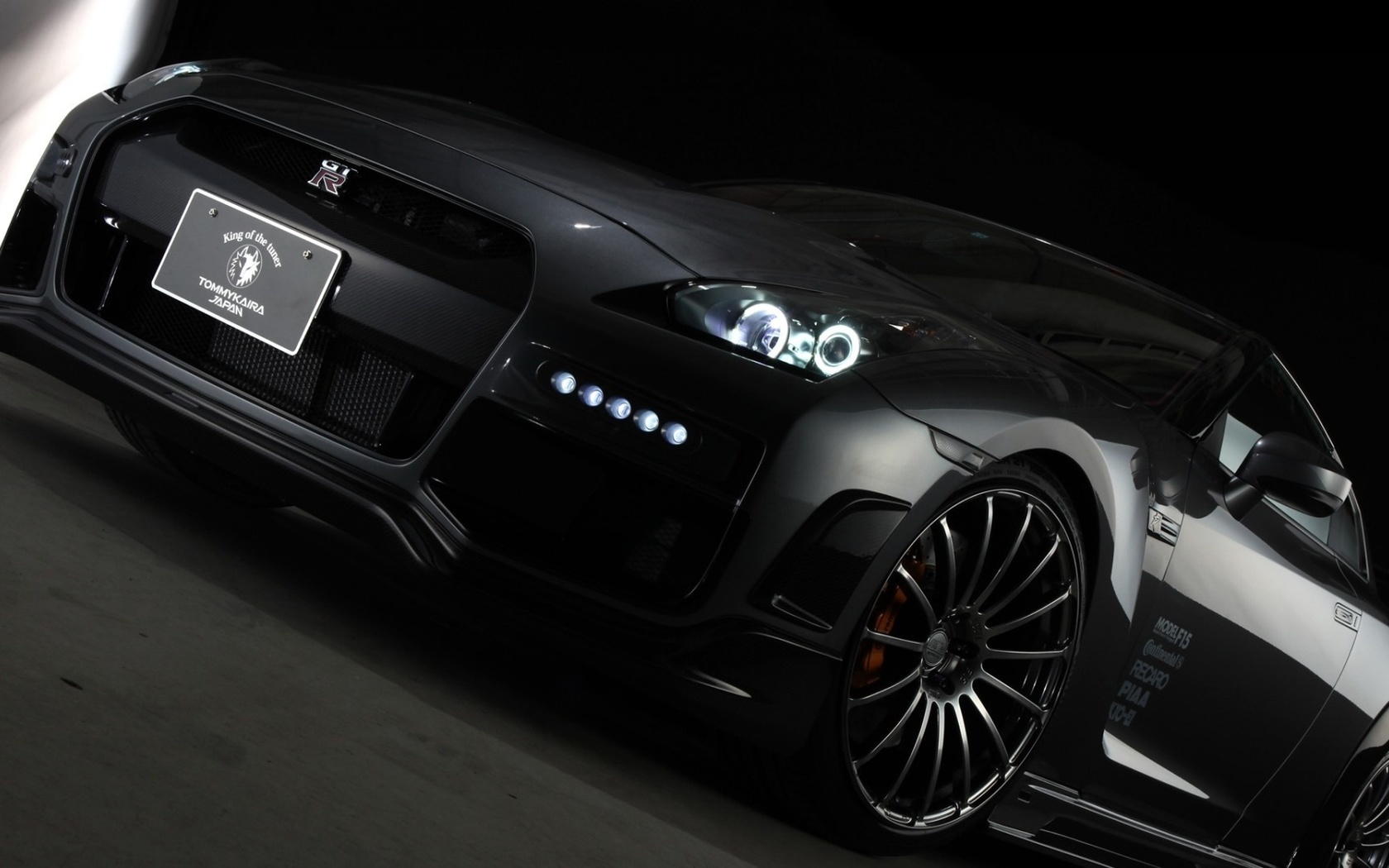 nissan, gtr, r35, tuning, black, 