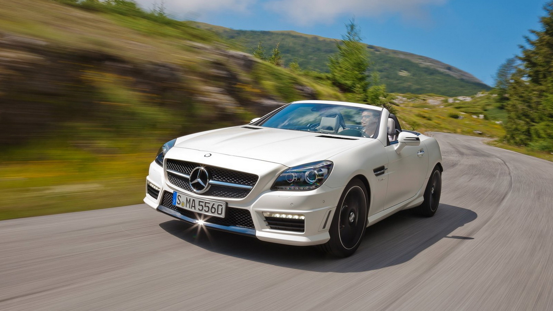 auto, mercedes-benz, slk55, amg