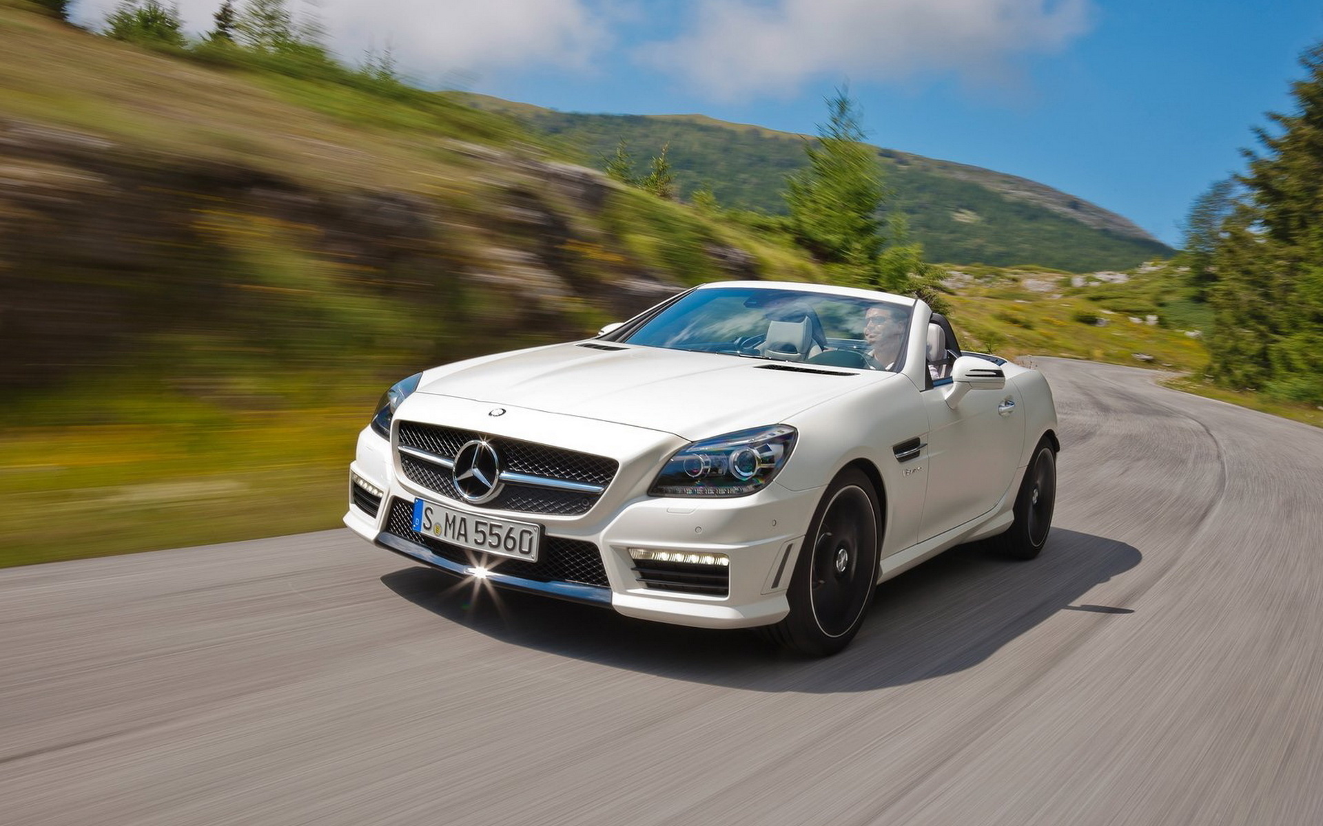 auto, mercedes-benz, slk55, amg