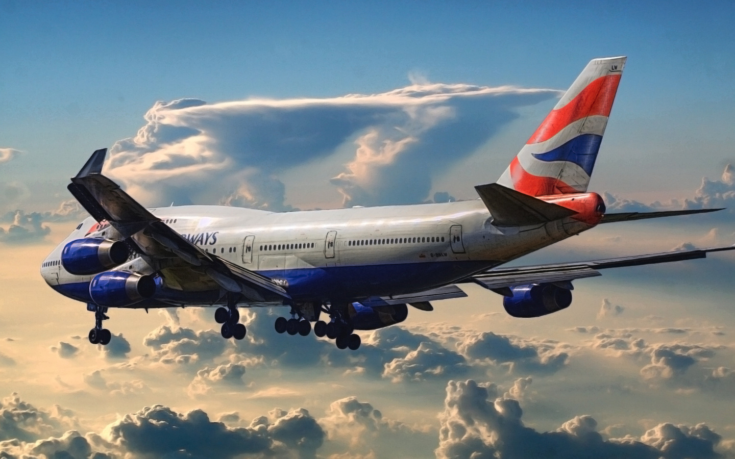 boeing, 747, , british airways