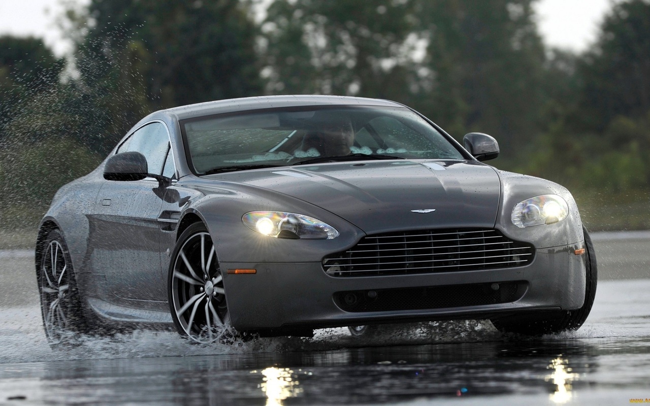 aston, martin, v8, vantage