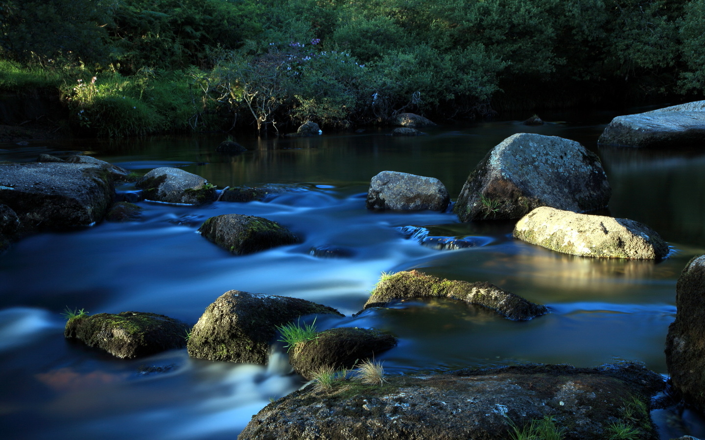 dartmoor, landscape, reflections, slowexposure