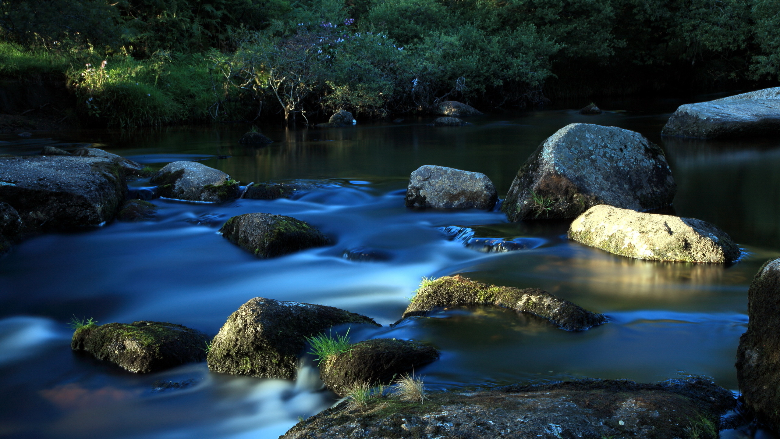 dartmoor, landscape, reflections, slowexposure