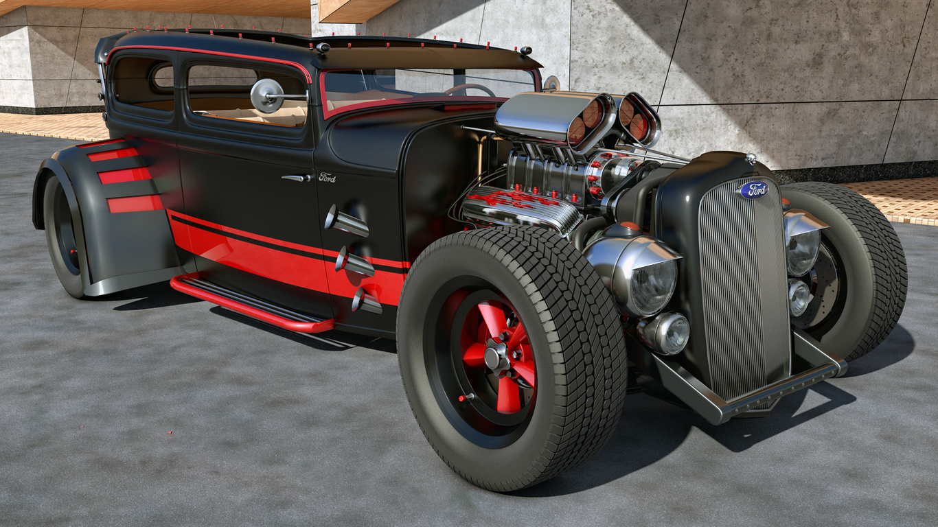 ford, custom, hot-rod, samcurry, , , , 