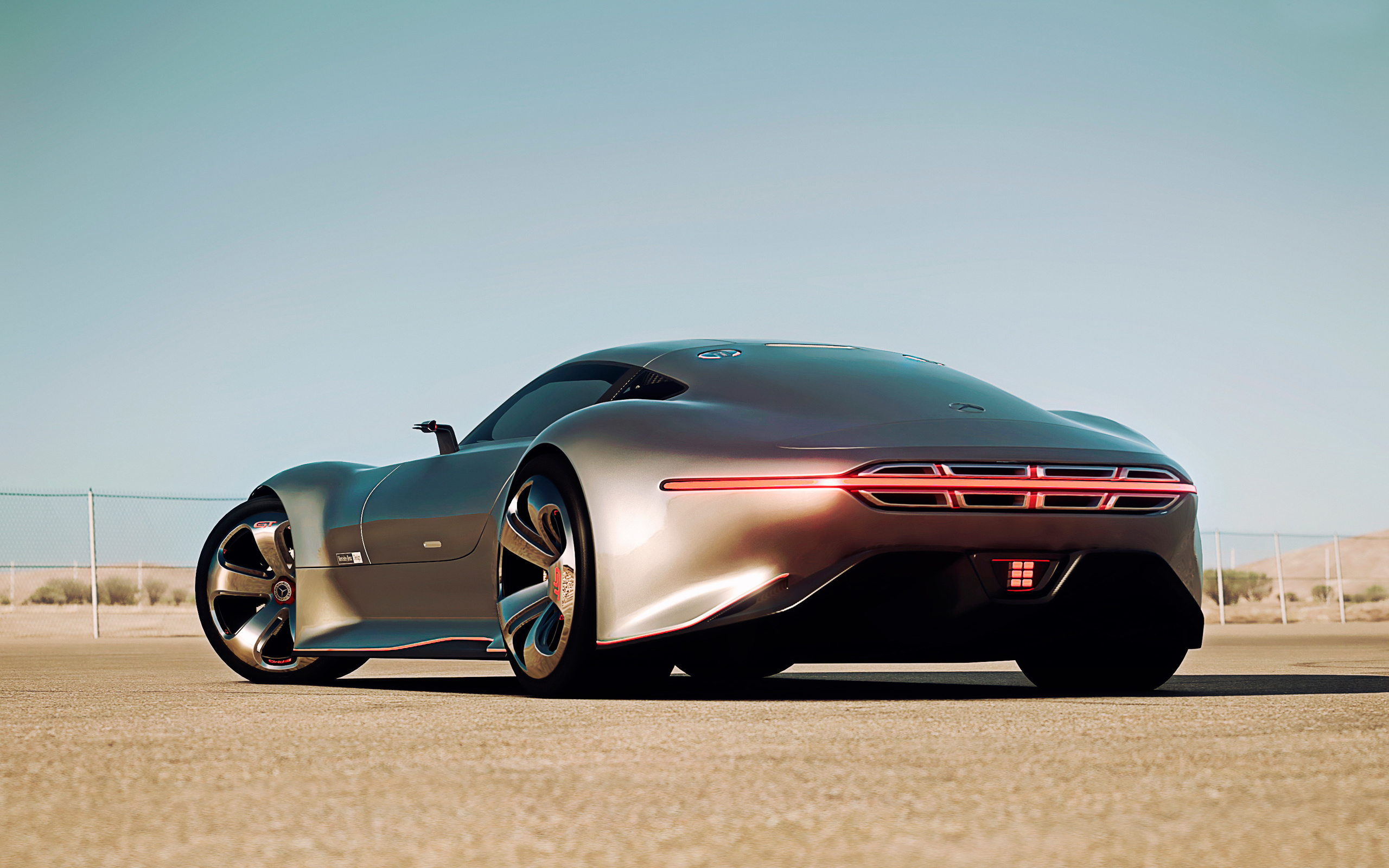 mercedes-benz, amg vision, gran turismo, silver stunner