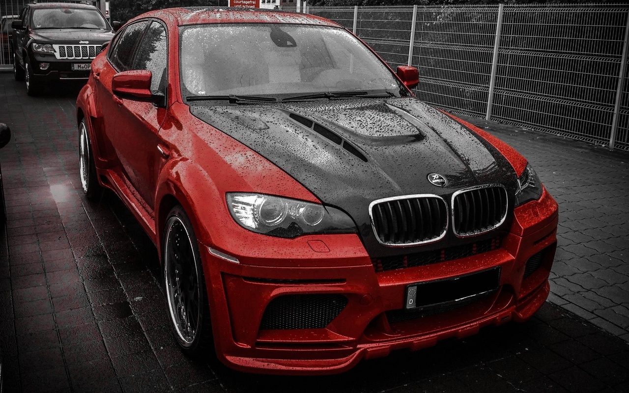 , bmw, , hamann, x6m, red, tuning, jeep, , , , 