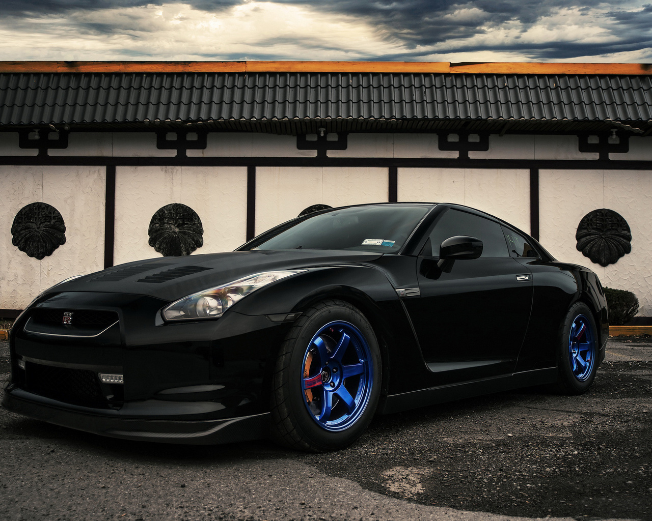 black, evano gucciardo, car, tuning, nissan gt-r, 