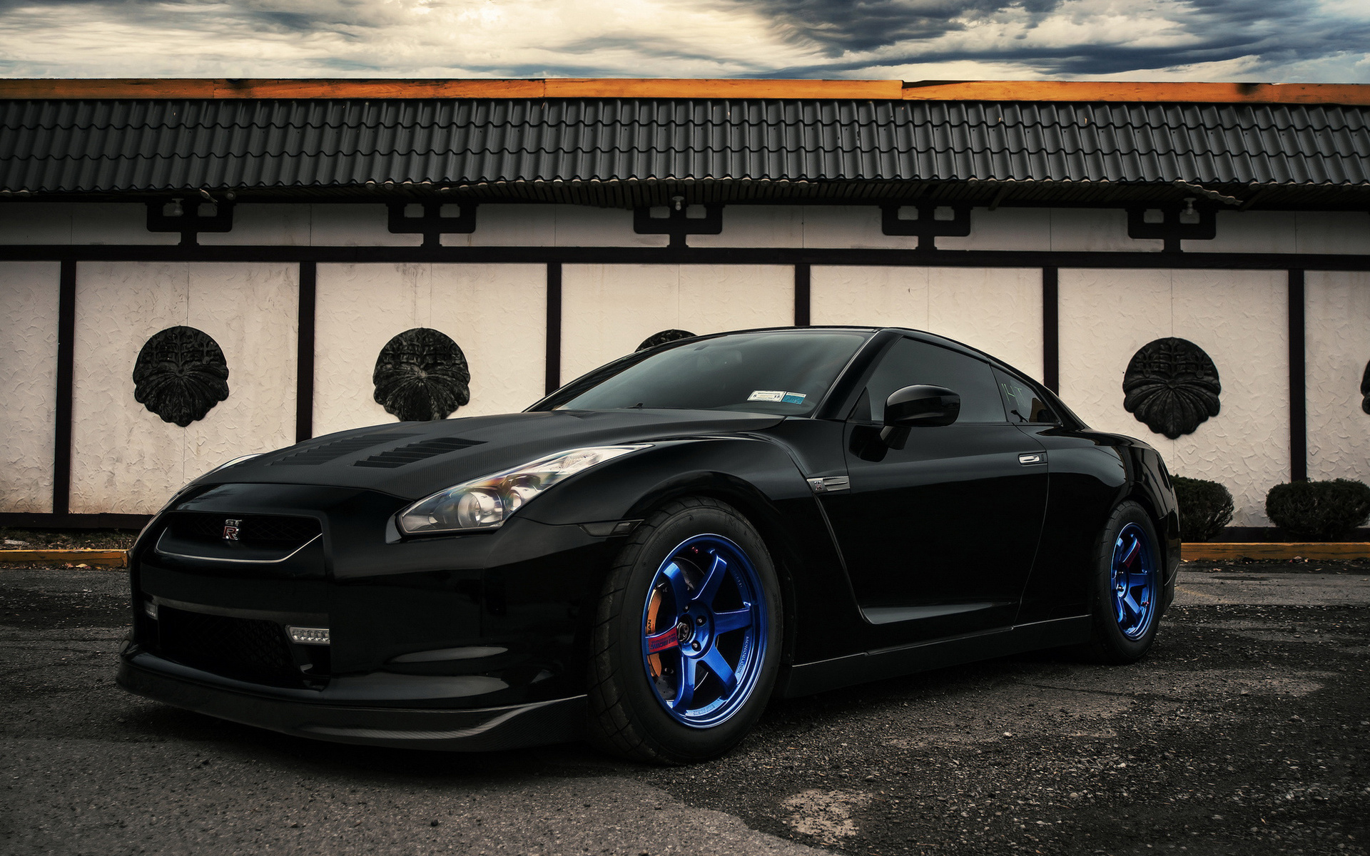 black, evano gucciardo, car, tuning, nissan gt-r, 