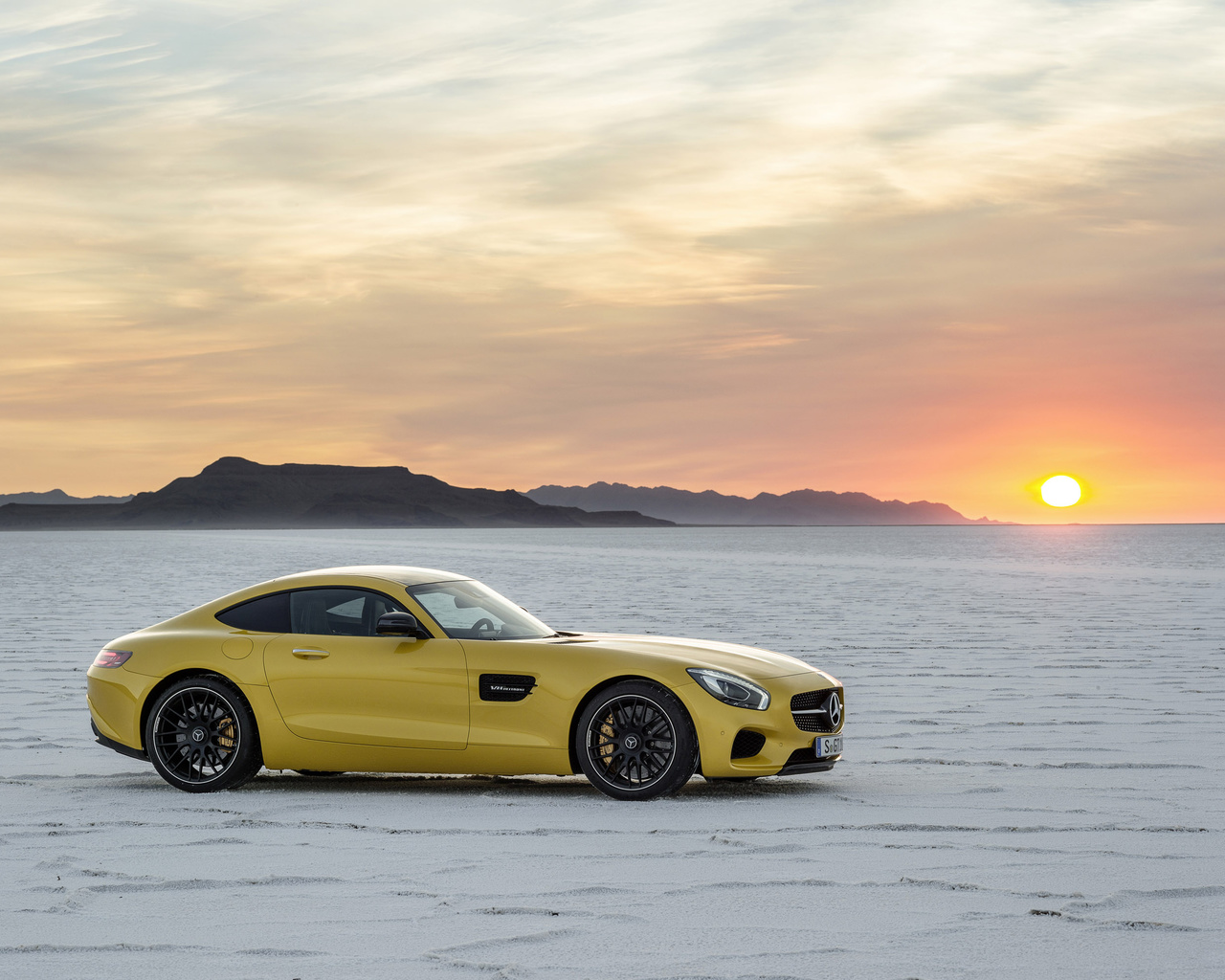 mercedes-benz, amg, gt, s, coupe, 2015, sunset, , ,  